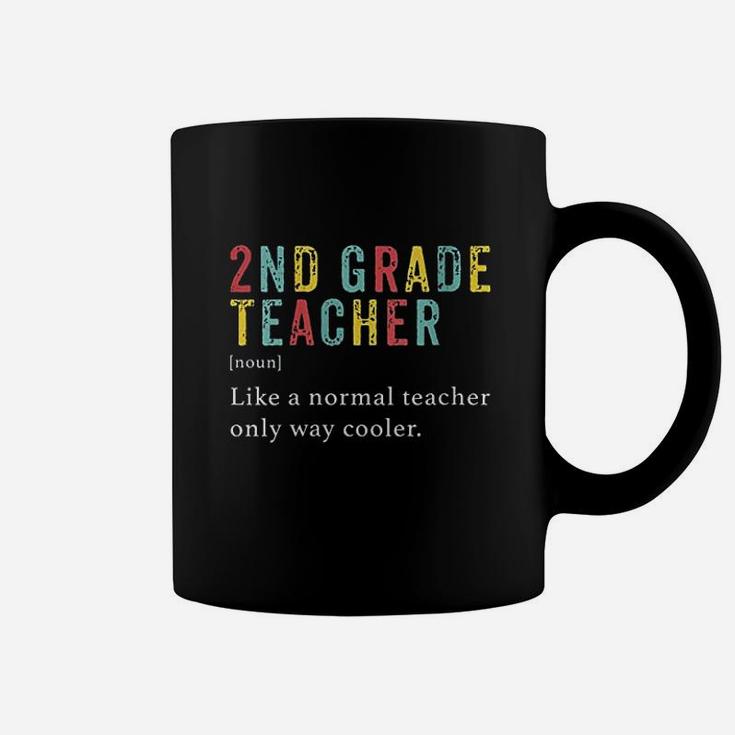 Second Grade Teacher 2nd Vintage Definition Team Coffee Mug