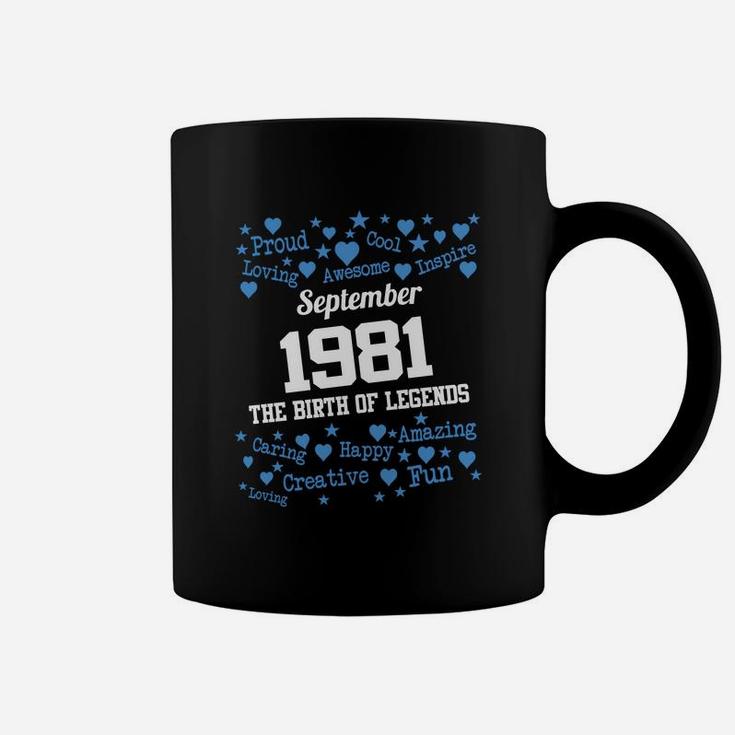 September 1981 Legends Coffee Mug