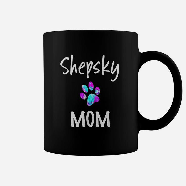 Shepsky Mom German Shepherd Husky Mix Dog Owner Coffee Mug