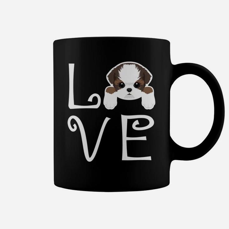 Shih Tzu Love Dog Owner Shih Tzu Puppy Coffee Mug