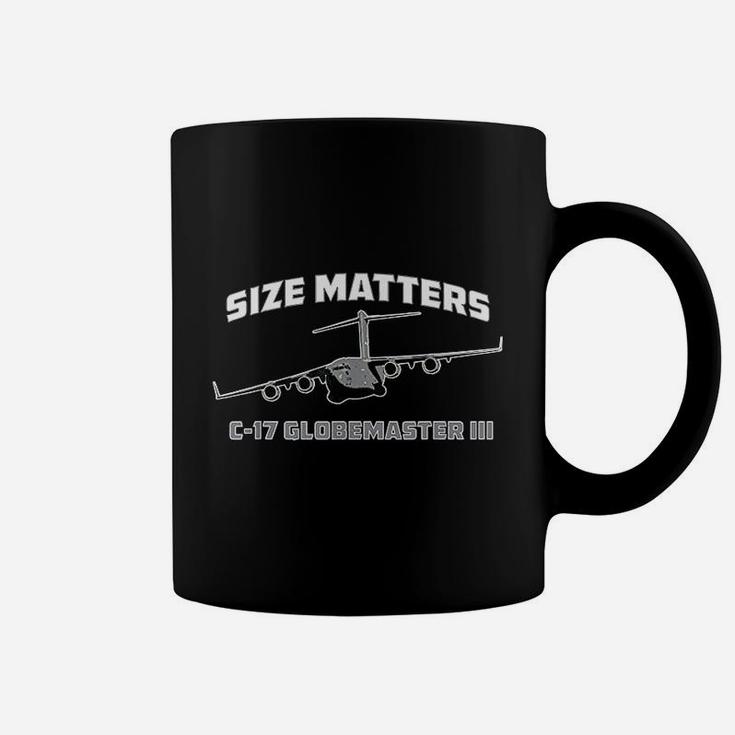 Size Matters Military Airplane Coffee Mug