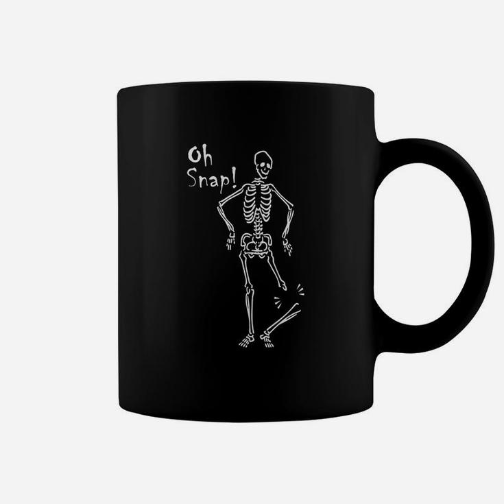 Skeleton Leg Snap Halloween Humor Costume Novelty Tee Shirt Coffee Mug