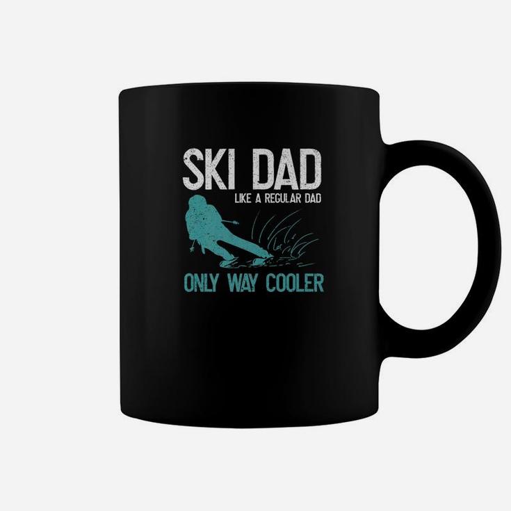 Ski Dad Winter Skiing Snow Sport Daddy Father Papa Shirt Coffee Mug