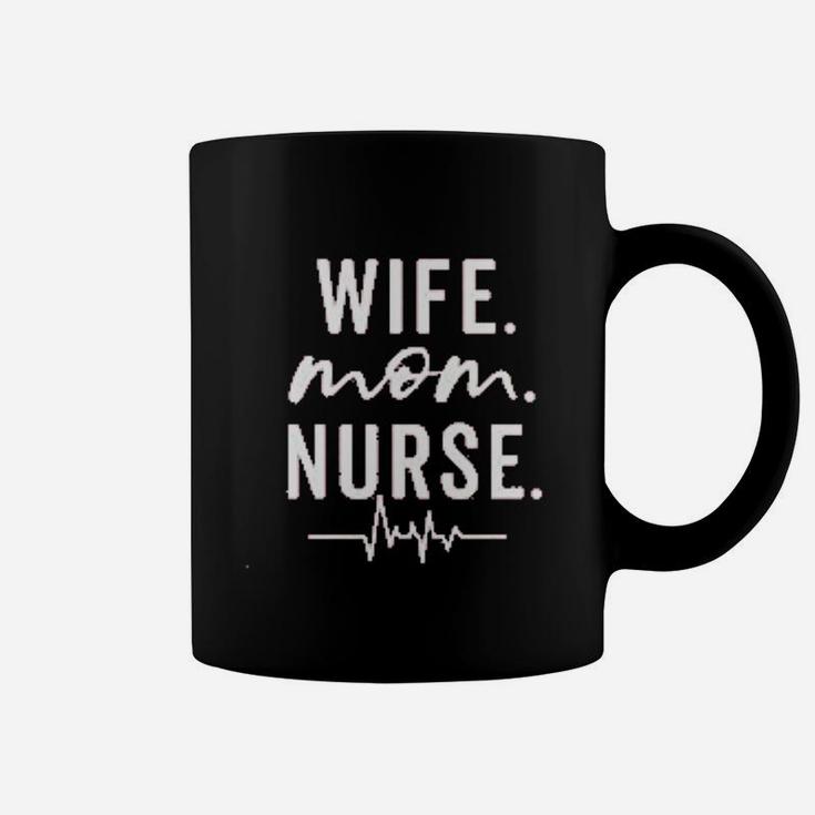 Sleity Women Wife Mom Nurse Funny Letter Moms Gift Nurse Coffee Mug