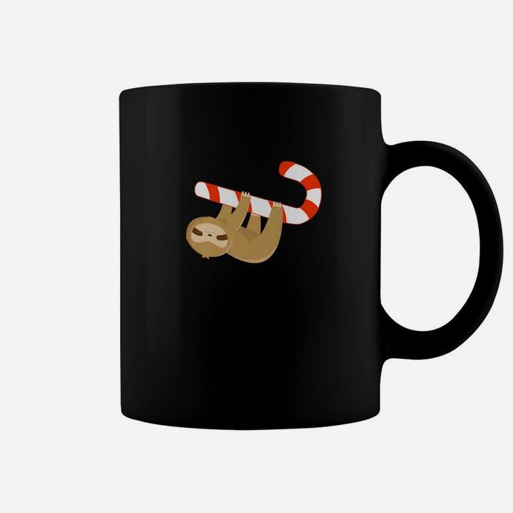 Sloth Christmas For Kids Candycane Christmas Sloth Coffee Mug
