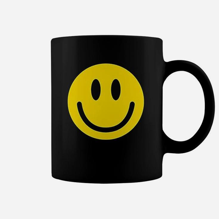 Smile Face Emoticons Graphic Sarcastic Happy Face Humor Funny Coffee Mug