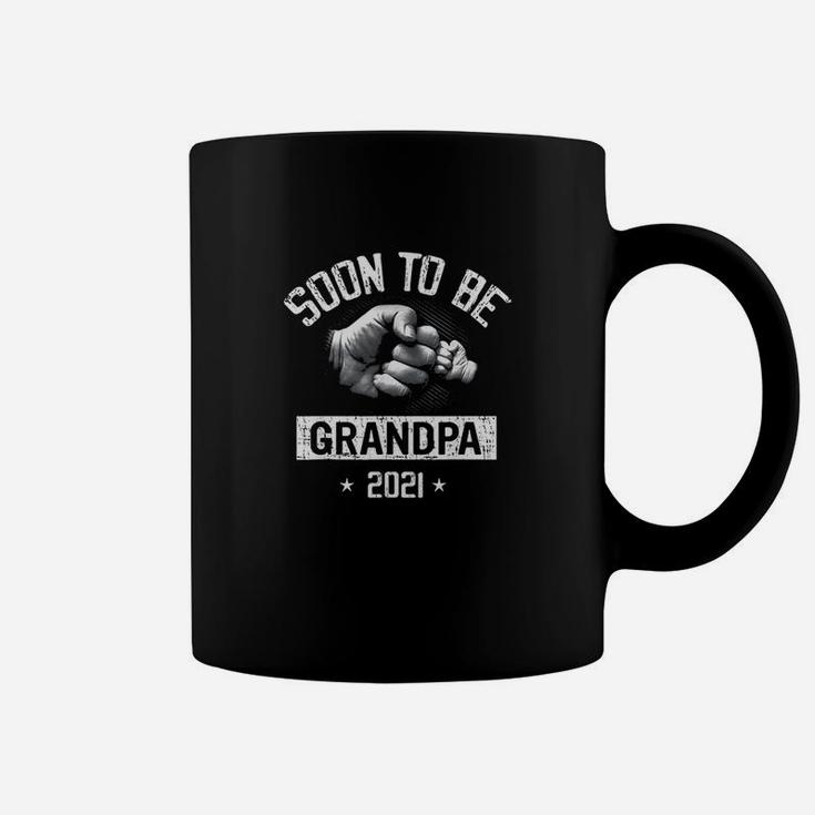 Soon To Be Grandpa Est 2021 Pregnancy Announcement Coffee Mug