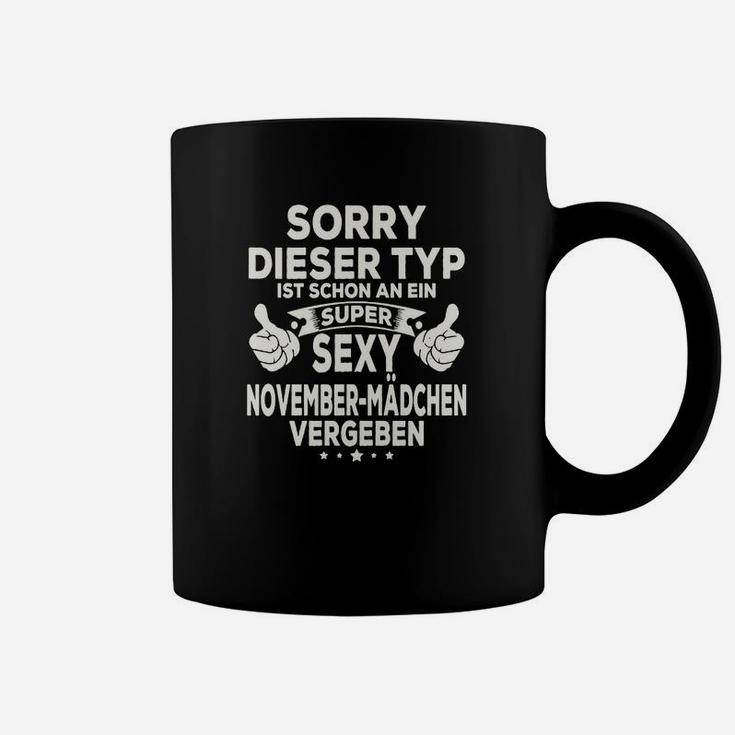 Sorry Dieser Typ Liebt November-Mädchen Partner Tassen, Romantisches Paar Tee