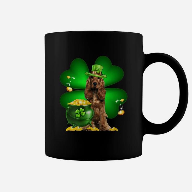Spaniel Shamrock St Patricks Day Irish Great Dog Lovers Coffee Mug