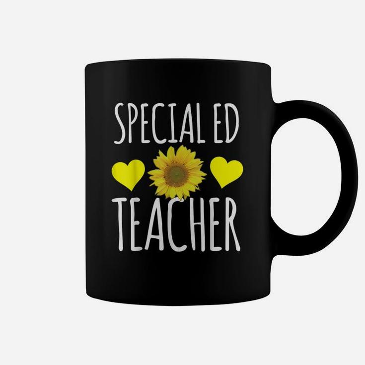Sped Special Education Teacher Flower Coffee Mug