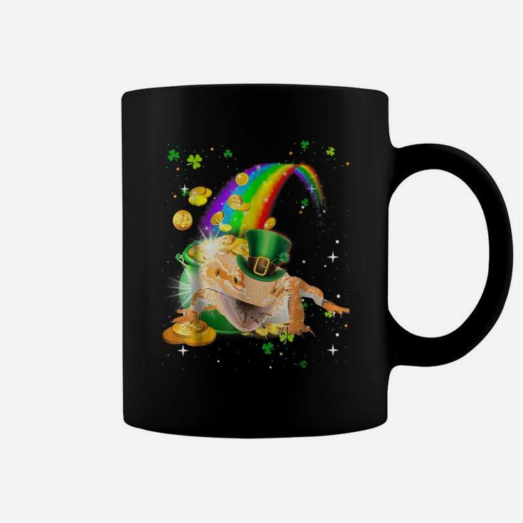 St Patrick's Day Bearded Dragon Lover T-shirt Coffee Mug