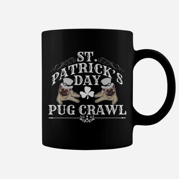 St Patricks Day Dog Pug Crawl For Dog Lovers Coffee Mug