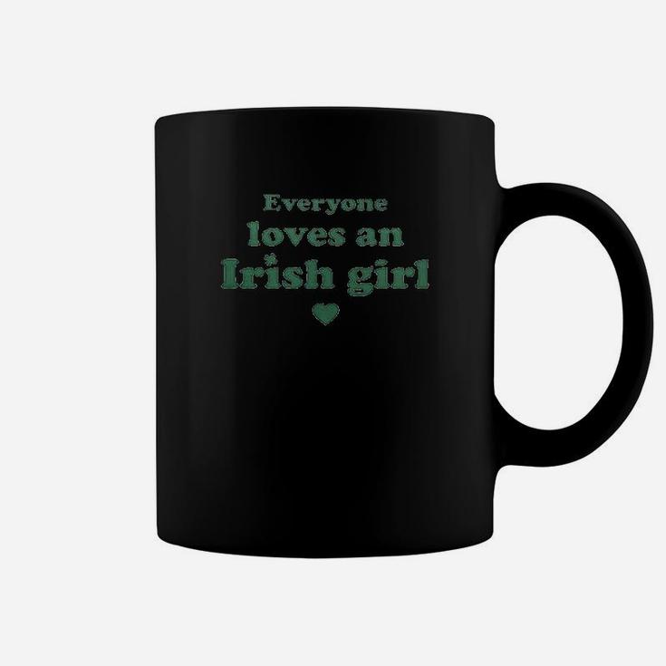 St Patricks Day Everyone Loves An Irish Girl Juniors Coffee Mug
