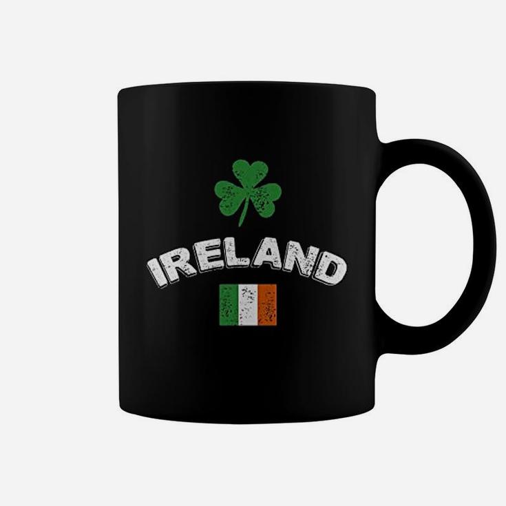 St Patricks Day Lucky Ireland Flag Lucky Leaf Coffee Mug