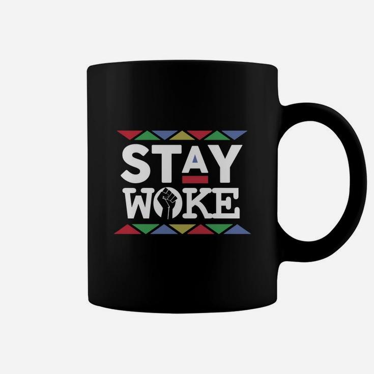 Stay Woke Power Fist T-shirt Coffee Mug