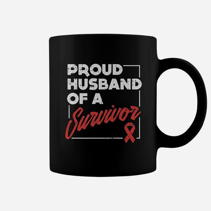 Stroke Awareness Support Aneurysm Proud Husband Survivor Coffee Mug