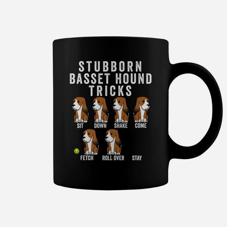 Stubborn Basset Hound Tricks Funny Dog Gift Coffee Mug