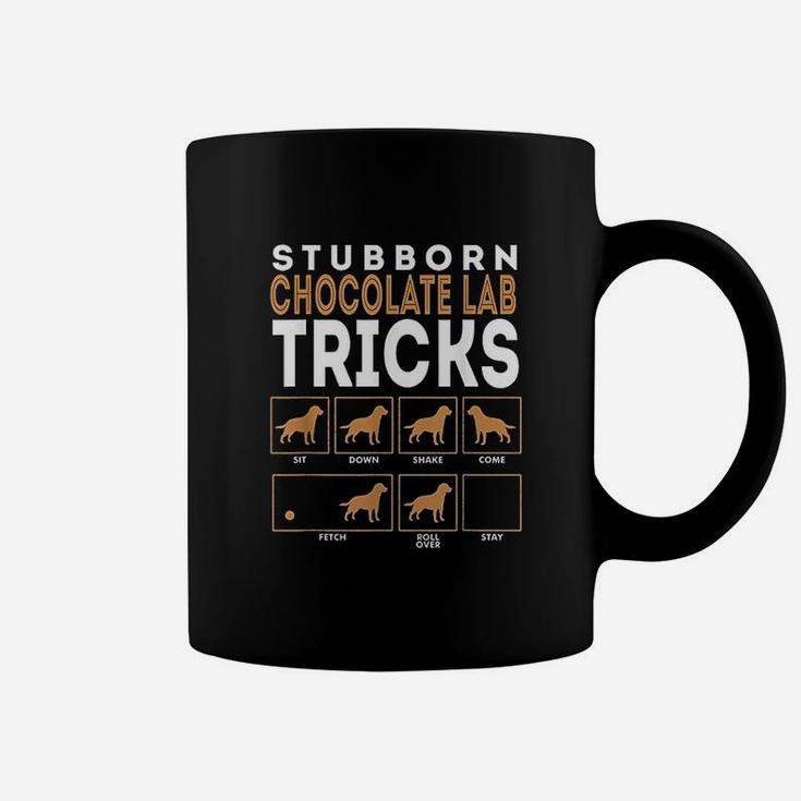 Stubborn Chocolate Labrador Retriever Dog Tricks Coffee Mug