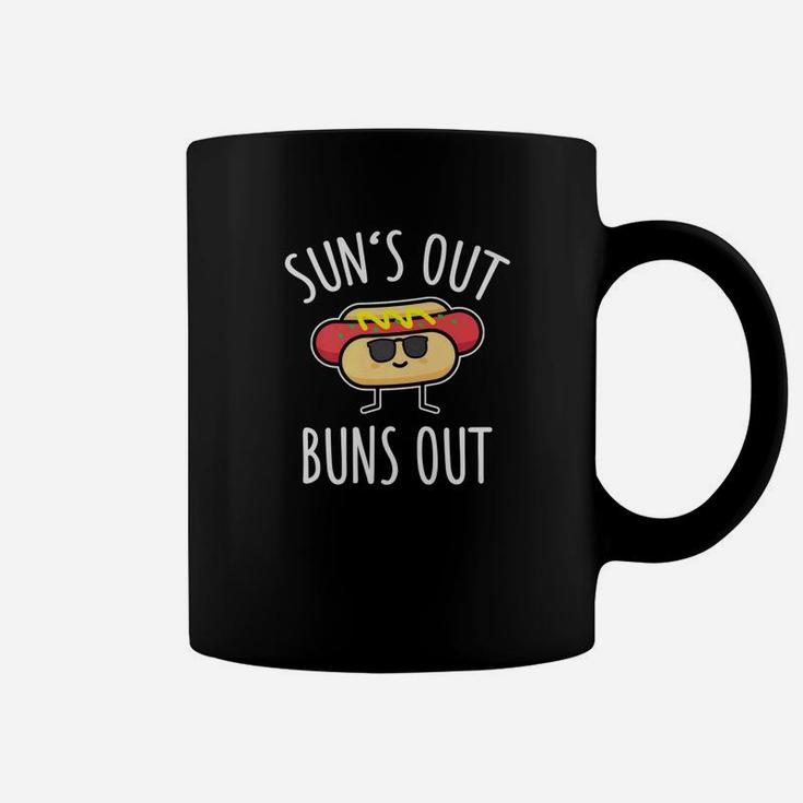 Suns Out Buns Ou Hot Dog Summer Grilling Gift Coffee Mug
