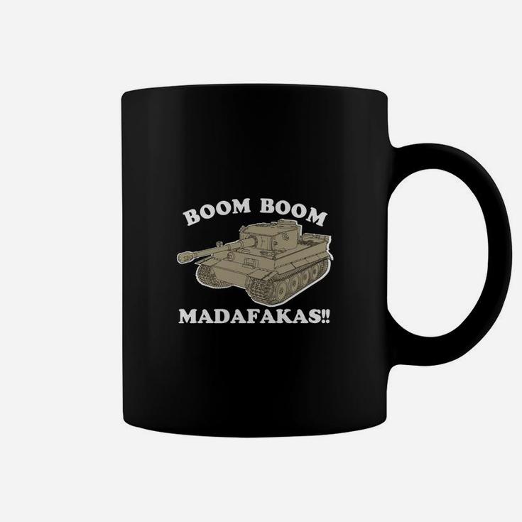 Taktisches Panzer-Design Tassen Boom Boom Madafakas, Lustiges Militär Tee