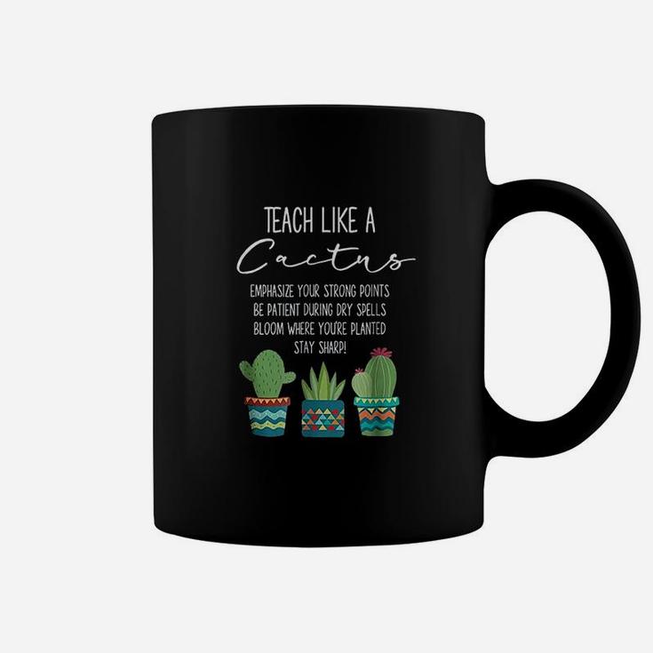 Teach Like A Cactus Teacher Back To School Coffee Mug