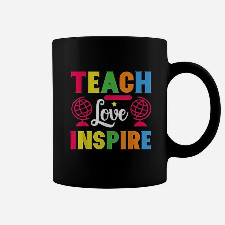 Teach Love Inspire Gift For Teacher Teacher Teaching Gift Coffee Mug