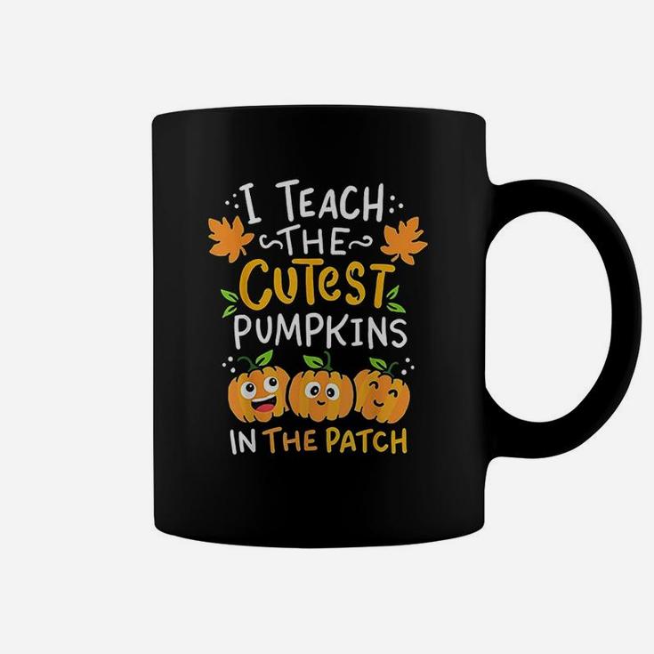 Teacher Halloween Prek Teacher Kindergarten Cutest Pumpkins Coffee Mug