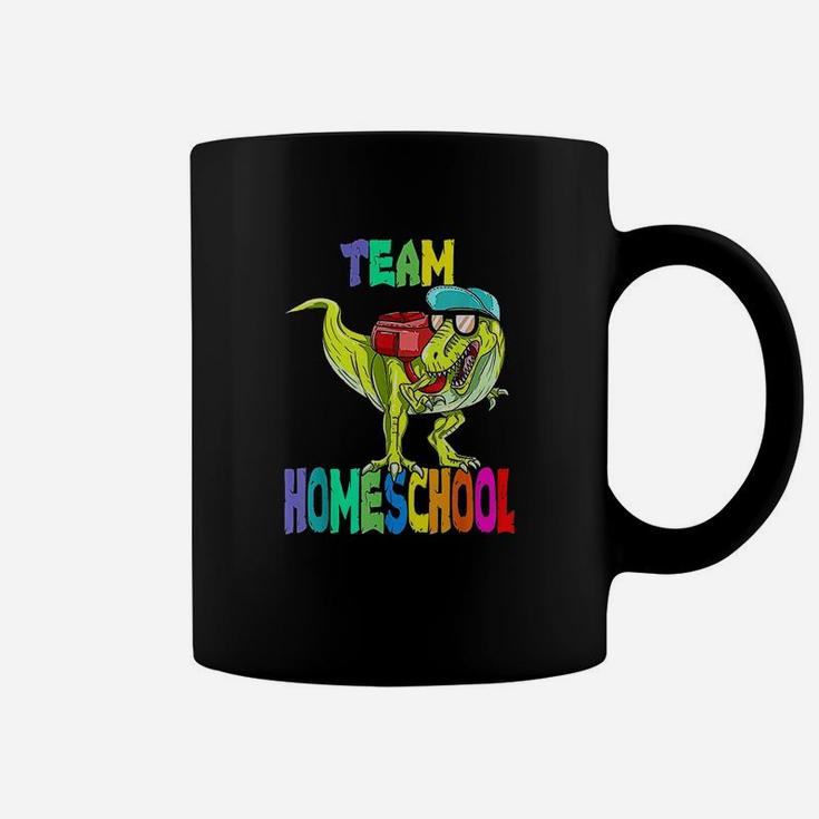 Team Homeschool Dinosaur T Rex Back To School Coffee Mug