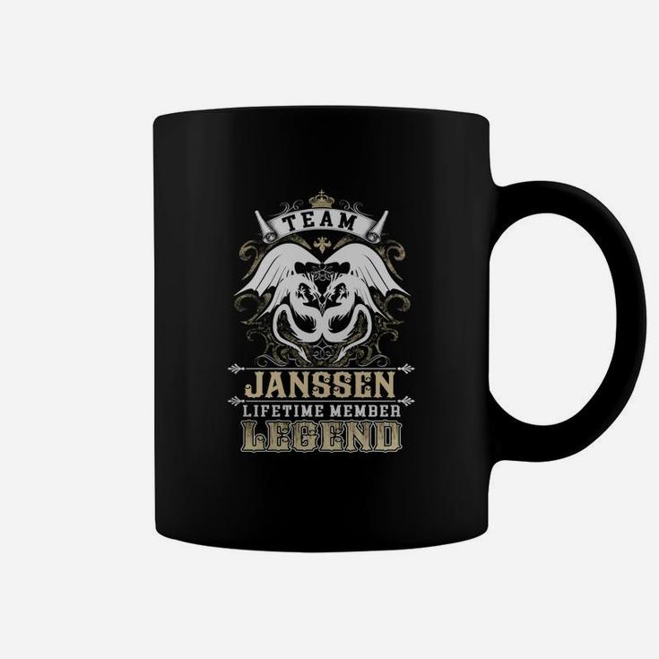Team Janssen Lifetime Member Legend -janssen T Shirt Janssen Hoodie Janssen Family Janssen Tee Janssen Name Janssen Lifestyle Janssen Shirt Janssen Names Coffee Mug