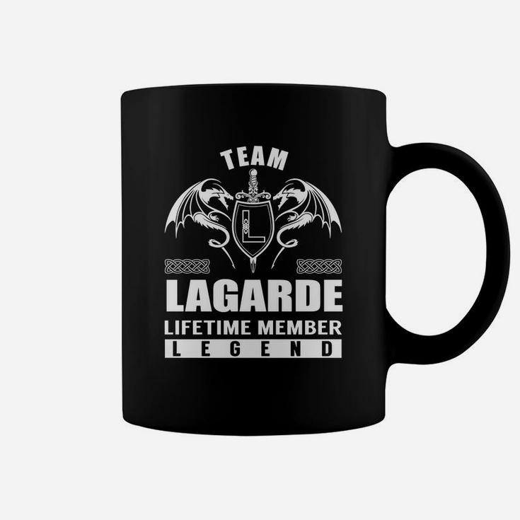 Team Lagarde Lifetime Member Legend Name Tshirts Coffee Mug