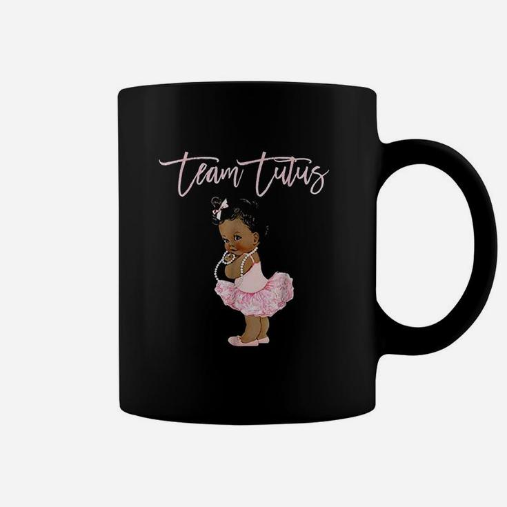 Team Tutus Girl Gender Reveal Baby Shower Coffee Mug