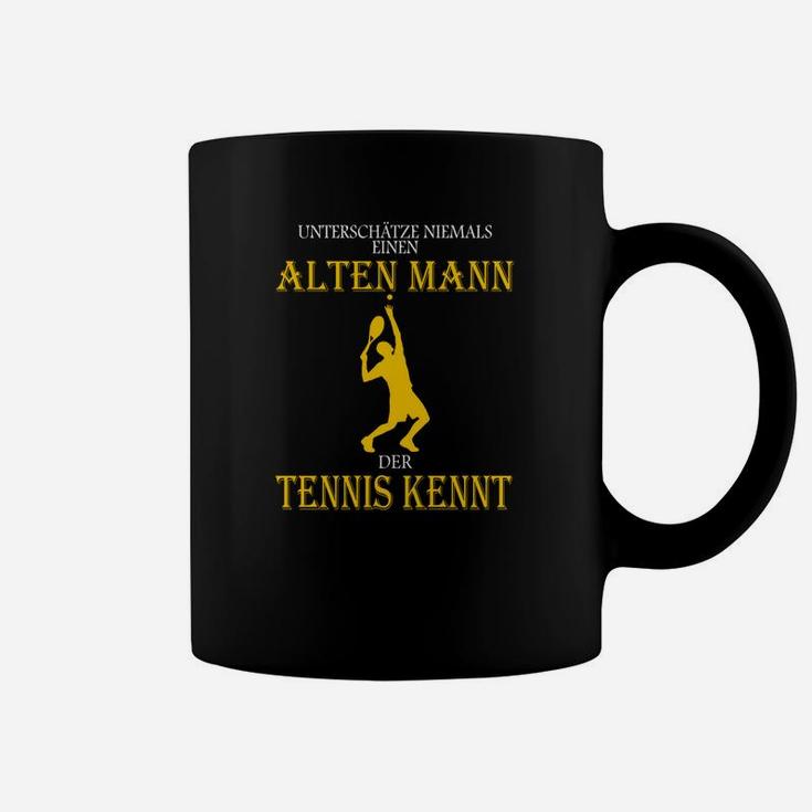 Tennis Kenner Alter Mann Tassen, Lustiges Herren Tassen