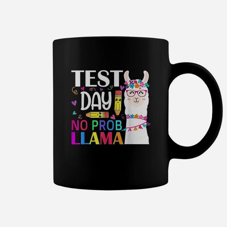 Test Day No Prob-llama Llama Teacher Coffee Mug