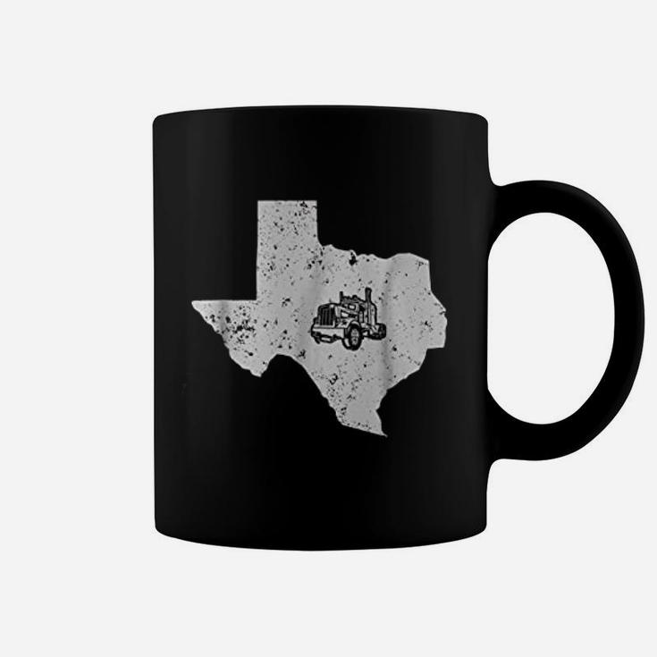 Texas Long Haul Trucker 18 Wheeler Trucks Coffee Mug