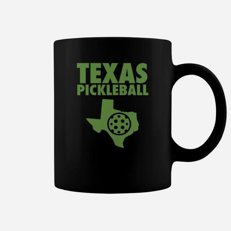 Texas Pickleball Funny And Cute Pickleball Tee Shirt Coffee Mug