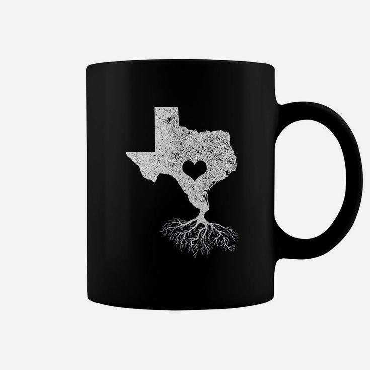 Texas Roots I Love Texas With Roots And Heart Coffee Mug