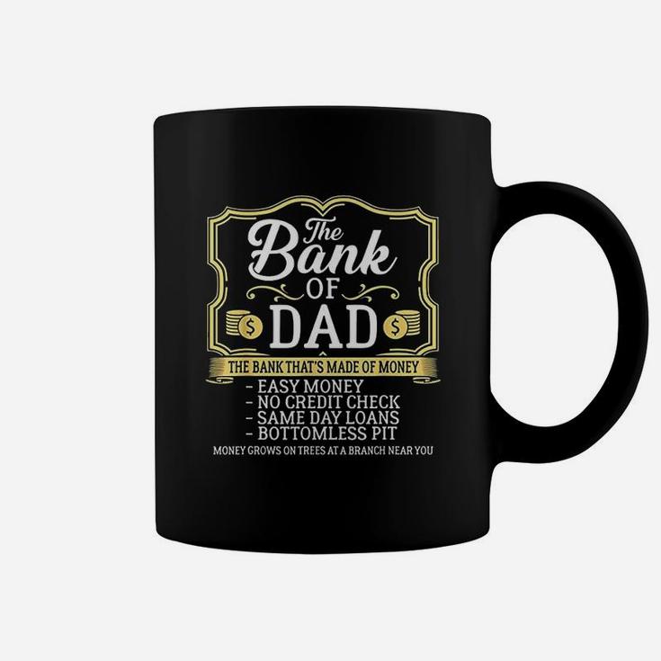 The Bank Of Dad Money Grows On Fathers Day Coffee Mug