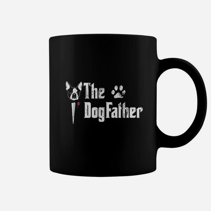 The Dogfather Boston Terrier Dog Dad Coffee Mug