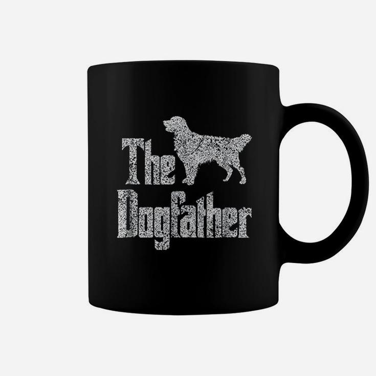 The Dogfather Golden Retriever Silhouette Coffee Mug