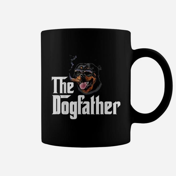 The Dogfather Rottweiler Funny Dog Owner Gift Dog Lover Coffee Mug