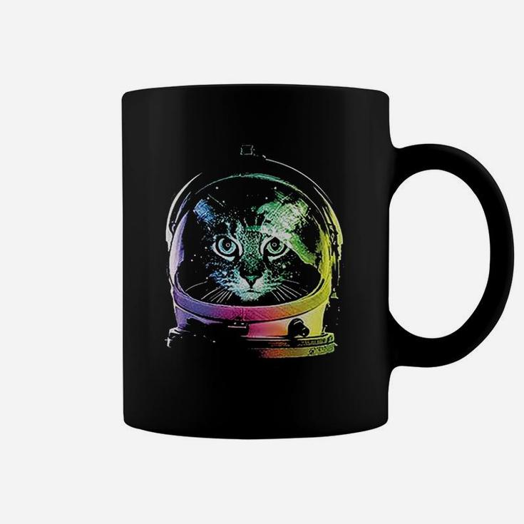 The Goozler Neon Space Cat Astronaut Kitten Coffee Mug