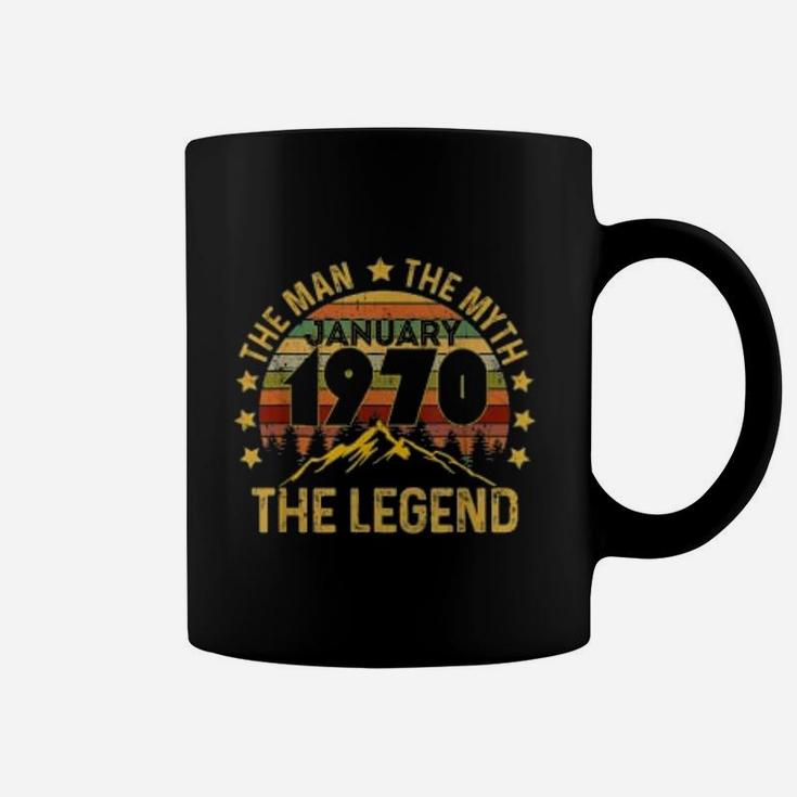 The Man Myth Legend January 1970 Vintage 1970 Coffee Mug