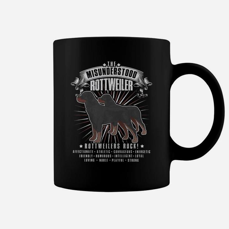 The Misunderstood Rottweiler Dogs Coffee Mug