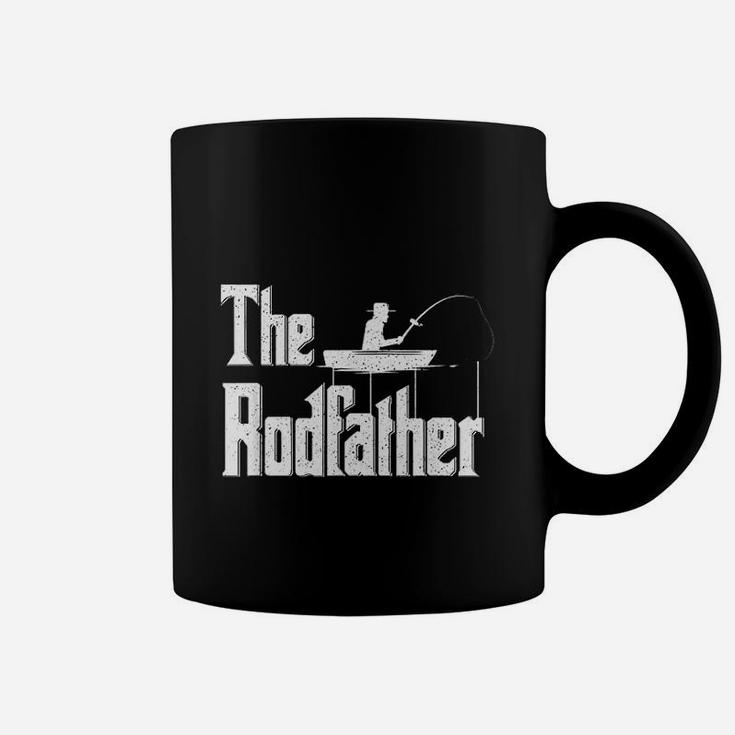 The Rodfather Funny Fishing Dad Gift Coffee Mug