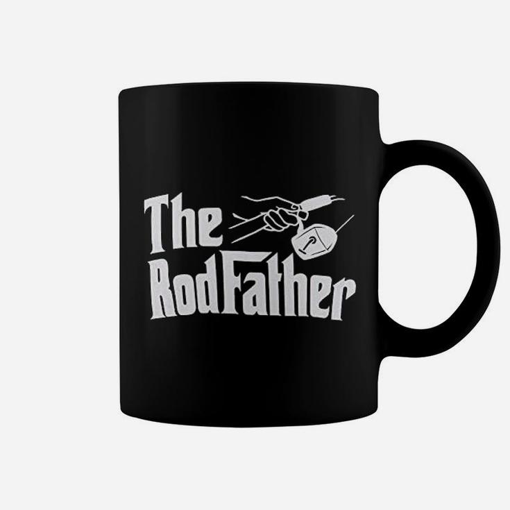The Rodfather Funny Fishing Rod Father Fish Pole Fisherman Joke Dad Grandpa  Coffee Mug