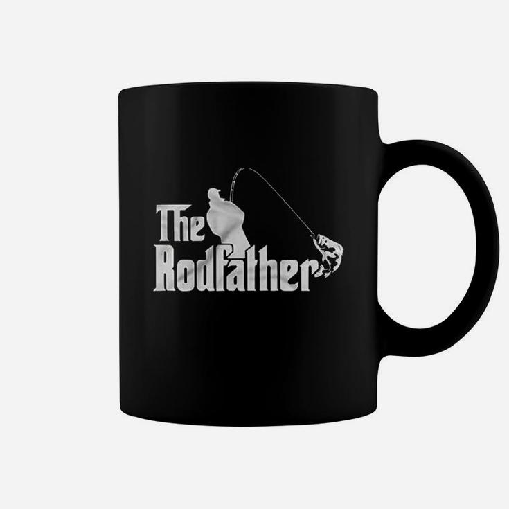 The Rodfather Godfather Parody Funny Retirement Fishing Humor Coffee Mug