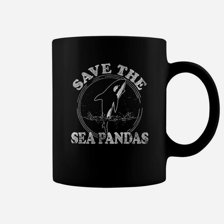 The Sea Pandas Funny Whale Orca Dolphin Ocean Life Coffee Mug