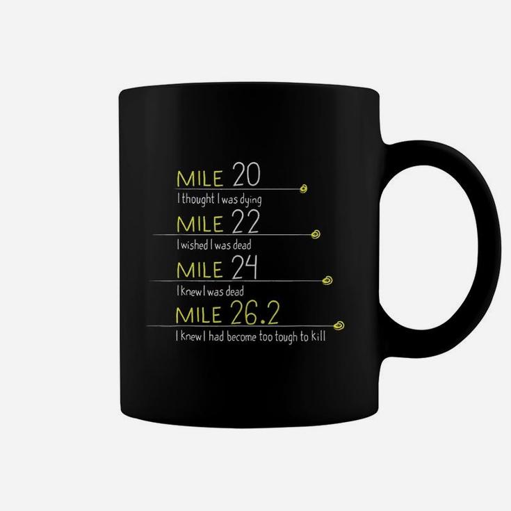The Thoughts Of Marathoner Runner Gift Funny Marathon Coffee Mug