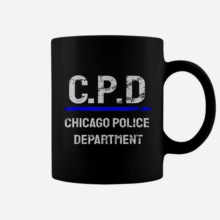 Thin Blue Line Cpd Chicago Police Department Coffee Mug