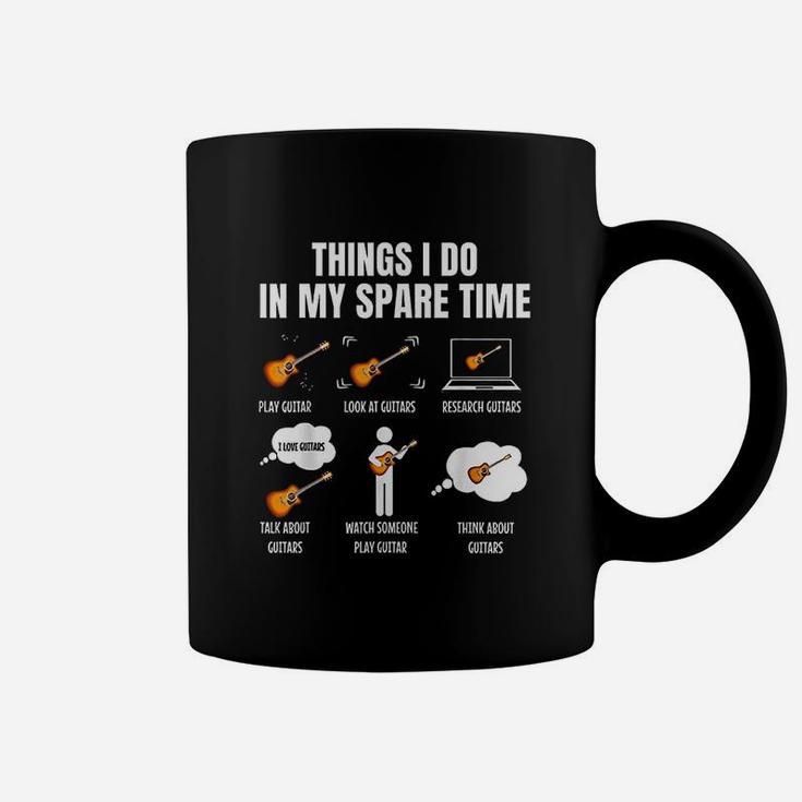 Things I Do In My Spare Time Guitar Player Coffee Mug